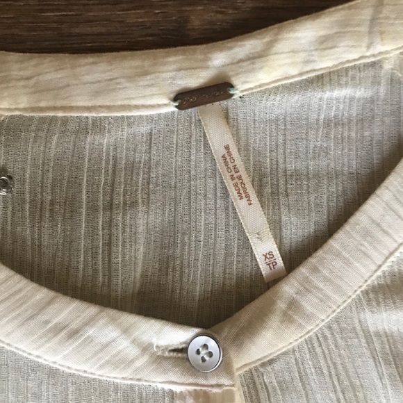 Long sleeve gauze flowy dress - Picture 3 of 4